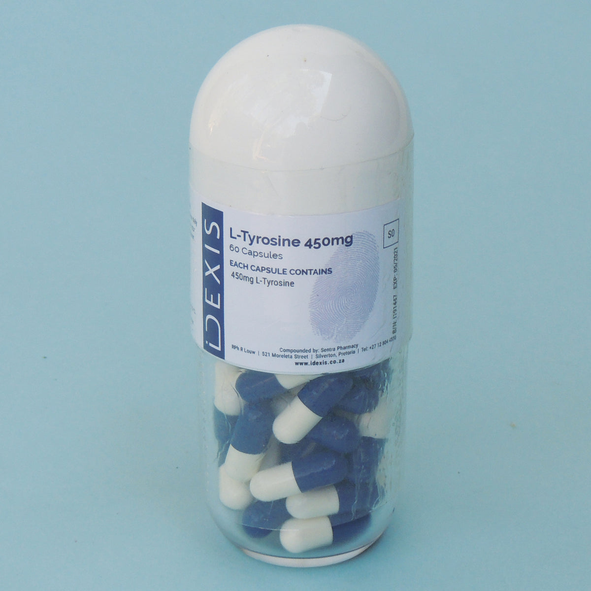 iDexis L-Tyrosine 450mg (60's) – Managed Health 4 All