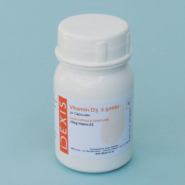 iDexis Vitamin D3 2500 IU (30's) – Managed Health 4 All